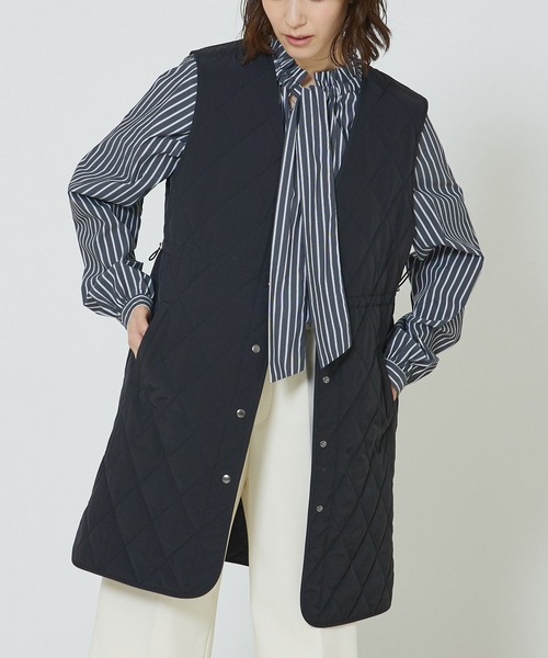 ベスト ジレ キルティングベスト/冬服 レディース