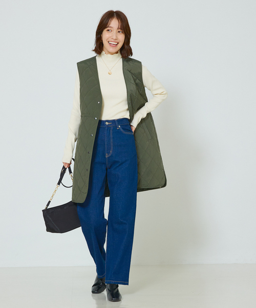 abahouse mavie（アバハウスマヴィ） ベスト ジレ キルティングベスト