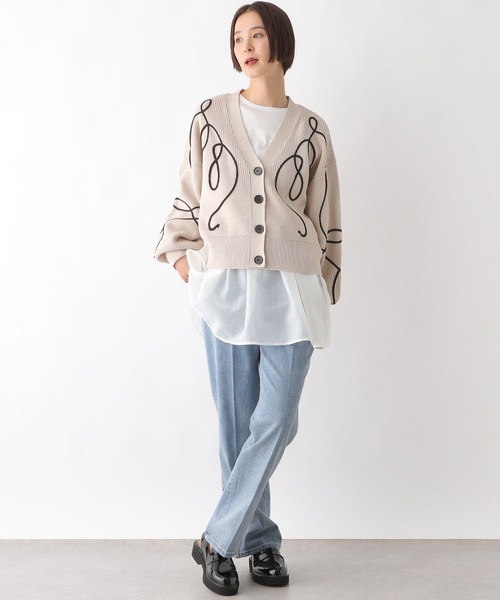 LEPSIM（レプシィム） tシャツ 裾アソート長袖レイヤード 147118