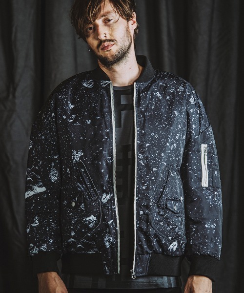 NO ID.（ノーアイディー） ma1 ma-1 mj10393- パデッドBIG-MA-BLZ