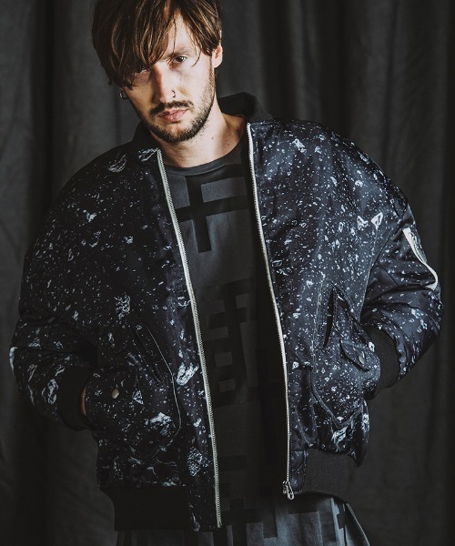 NO ID.（ノーアイディー） ma1 ma-1 mj10393- パデッドBIG-MA-BLZ