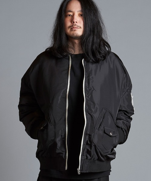 NO ID.（ノーアイディー） ma1 ma-1 mj10393- パデッドBIG-MA-BLZ