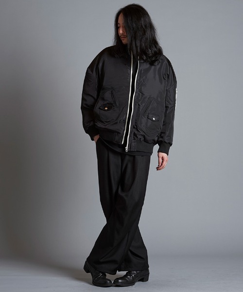 NO ID.（ノーアイディー） ma1 ma-1 mj10393- パデッドBIG-MA-BLZ