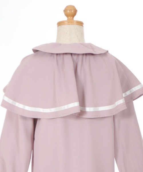 フリルブラウス 長袖（axes femme）（色：ピンク系）のおすすめ