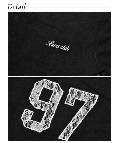 ルナアンヘリナ　Tシャツ Lunangelina（ルナアンヘリナ） tシャツ Lace Uniform Tee レディース
