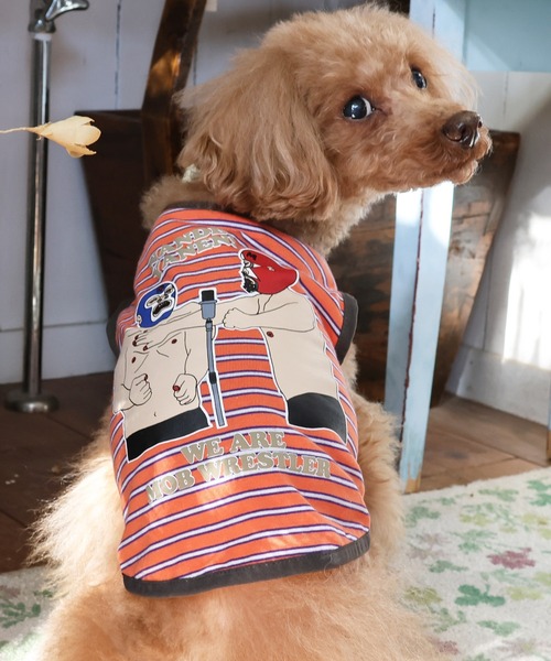 犬服・アクセサリー marimo KRIFF MAYER（クリフメイヤー） 犬 服 モブレスラーボーダーT