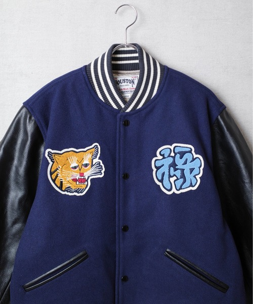 ジャケット・アウター HOUSTON MELTON AWARD JACKET XXL navy HOUSTON MELTON AWARD JACKET｜UTSURA