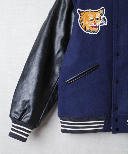 HOUSTON スタジャン 「T6」「HOUSTON」MELTON AWARD JACKET