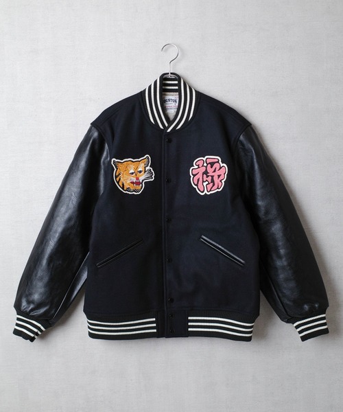HOUSTON スタジャン 「T6」「HOUSTON」MELTON AWARD JACKET