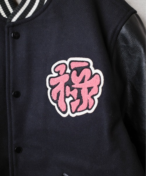 HOUSTON スタジャン 「T6」「HOUSTON」MELTON AWARD JACKET