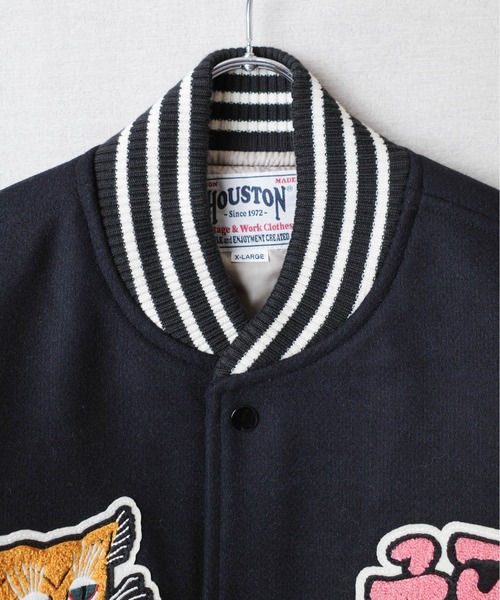 HOUSTON スタジャン 「T6」「HOUSTON」MELTON AWARD JACKET