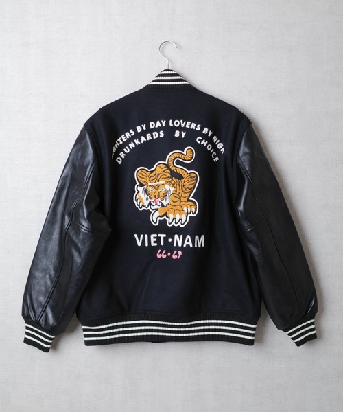HOUSTON ヒューストン MELTON AWARD JACKET CAT ルトンアワード
