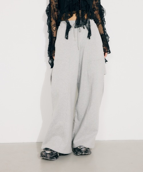 SIDE HOLE CUT パンツ　サイズ1 SLY スウェットパンツ ジャージ 「再入荷」SIDE HOLE CUT PT