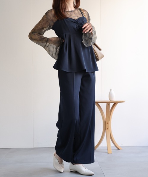 【regleam】ペプラムオールインワン　ブラックS ペプラムオールインワン｜PEPLUM ALL IN ONEの通販｜regleam