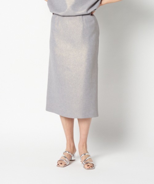 スカート HELIOPOLE GLITTER JERSEY TIGHT SKIRT GLITTER JERSEY TIGHT SKIRT｜HELIOPOLE｜HÉLIOPÔLE（エリオ