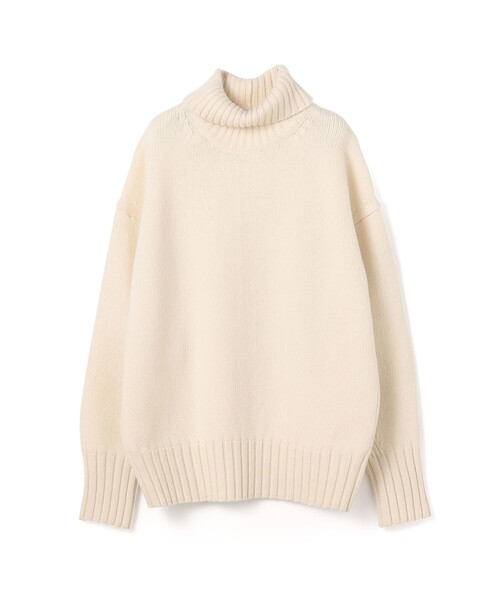 MACPHEE（マカフィー） タートルネックニット S ホワイト レディース