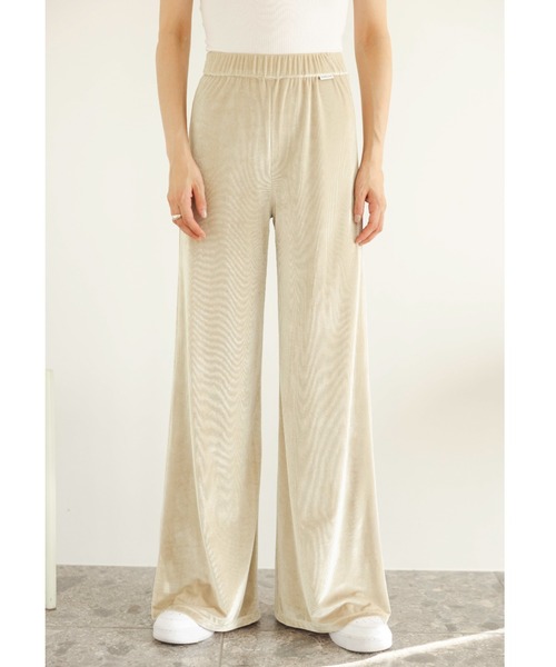 「ALEXIA STAM」 イージーパンツ M ブラウン レディース_画像7