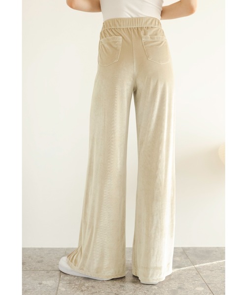 「ALEXIA STAM」 イージーパンツ M ブラウン レディース_画像9