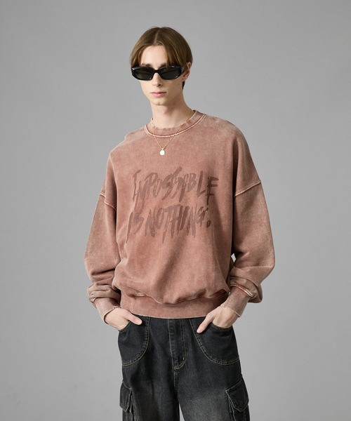 ウ*ク様 ビンテージ　トレーナー ANDER HUNK トレーナー スウェット Vintage Washed Sweat