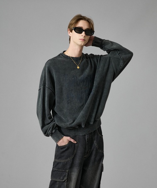スウェット・トレーナー 25SS   Vintage Wash Sweatshirt ANDER HUNK トレーナー スウェット Vintage Washed Sweat