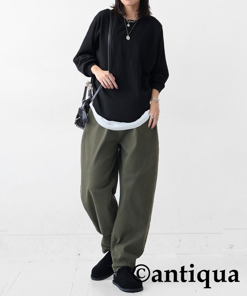antiqua（アンティカ） セットアップ コーデセット カシミヤタッチ