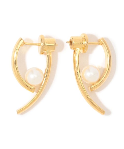 【未使用】トゥモローランド　ピアス　パール　ゴールド TOMORROWLAND（トゥモローランド） ピアス 「別注」januka Pearl