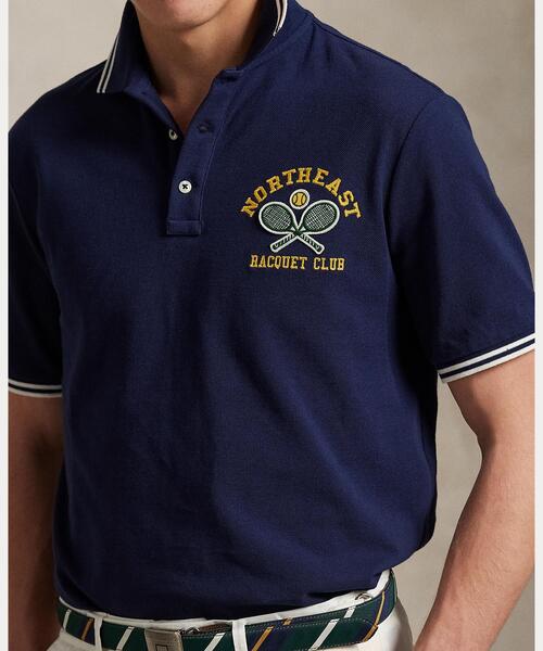 Ralph Lauren クラシックフィット メッシュ グラフィック ポロシャツ POLO RALPH LAUREN ポロシャツ クラシック フィット メッシュ