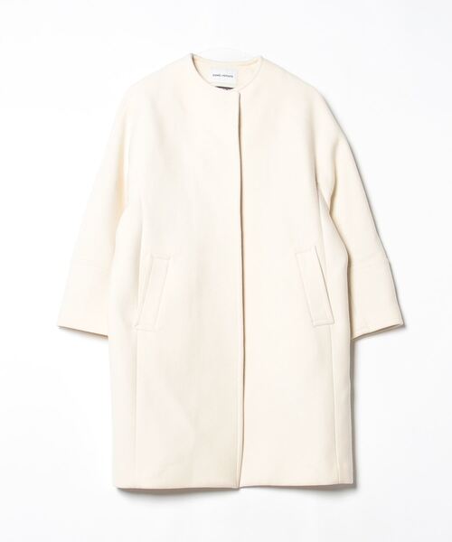 EMMEL REFINES（エメル リファインズ） ノーカラーコート M ホワイト