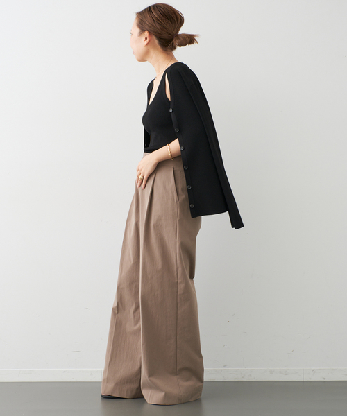 セール☆美品★Deuxieme Classe ノースリーブニット タンクトップ Deuxieme Classe タンクトップ ノースリーブ *DINER B CROP