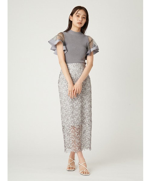 FRAY I.D ニット セーター ラッフルブレードフリルニット