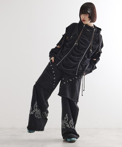 tk.TAKEO KIKUCHI（ティーケータケオキクチ） パンツ K'PJT by AOI