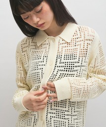 カーディガン 「サステナブル」クロシェライクカーディガン レディース｜ZOZOTOWN Yahoo!店