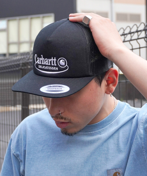 【希少】Carhartt カーハート　紫 キャップ アジャスター付　刺繍ロゴ carhartt（キャップ ・ パープル/紫色系）のフリマアイテム一覧