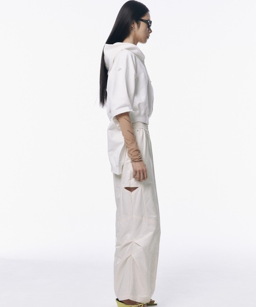 JOSE MOON サイドタックタフェッタパンツ JOSE MOON パンツ SIDE TUCK TAFFETA PANTS/サイドタックタフタ