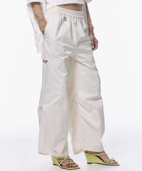 JOSE MOON（ジョゼムーン） ワイドパンツ パンツ SIDE TUCK TAFFETA