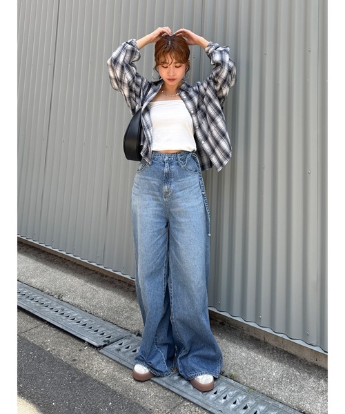 Ungrid（アングリッド） ジーンズ デニム デニムパンツ ウエストベルト