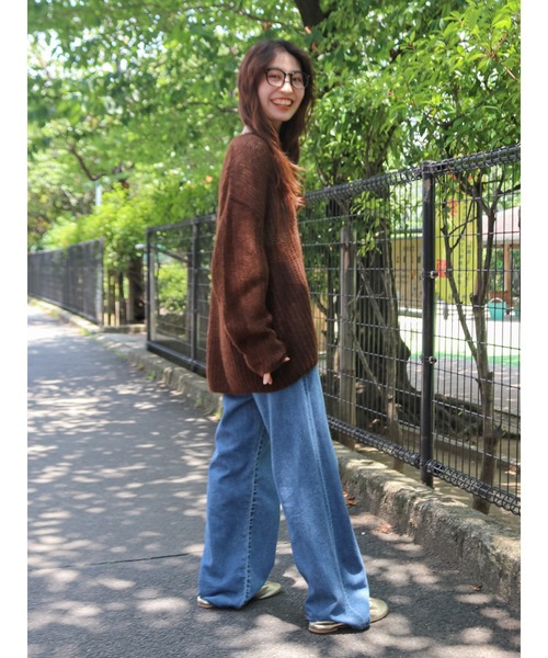 Ungrid（アングリッド） ワイドパンツ ジーンズ デニム デニムパンツ