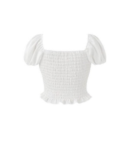 ブラウス シャツ 「NOTYOURROSE」Corset crop blouse レディース NOT YOUR ROSE ブラウス シャツ 「NOTYOURROSE」Corset crop
