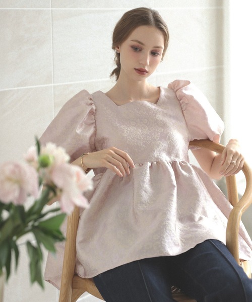 meraki フェミニンペプラムトップス セール】フェミニンペプラムトップス（その他トップス）｜MERAKI