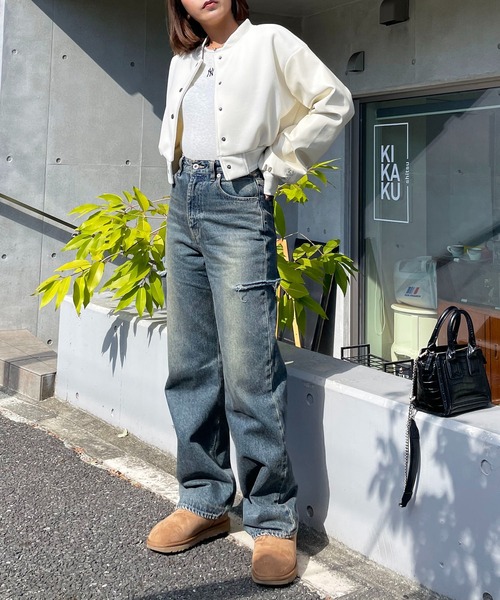 「SPIRALGIRL」 スタジャン FREE ブラック レディース_画像2