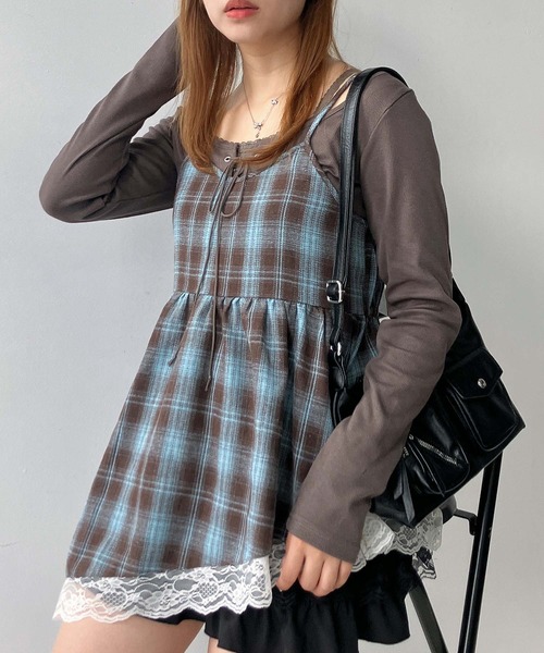 AS KNOW AS（アズノゥアズ） チュニック ○アソート柄 ティアード