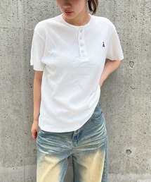 tシャツ 「UNISEX」ALAND／Aヘンリーネック半袖T レディース メンズ｜ZOZOTOWN Yahoo!店