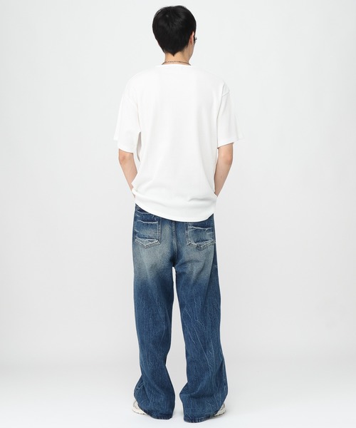 ALAND tシャツ 「UNISEX」ALAND／Aヘンリーネック半袖T レディース