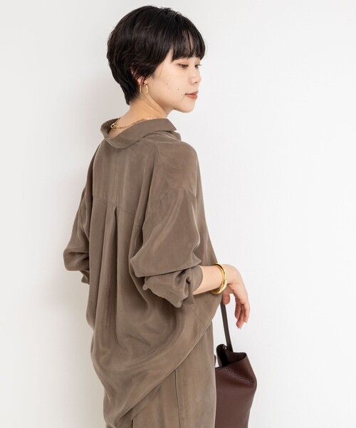NOLLEY'S ブラウス シャツ 「セットアップ対応」ウォッシャブル