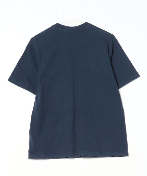 「DANTON」 ワンポイント半袖Tシャツ 38 ネイビー メンズ