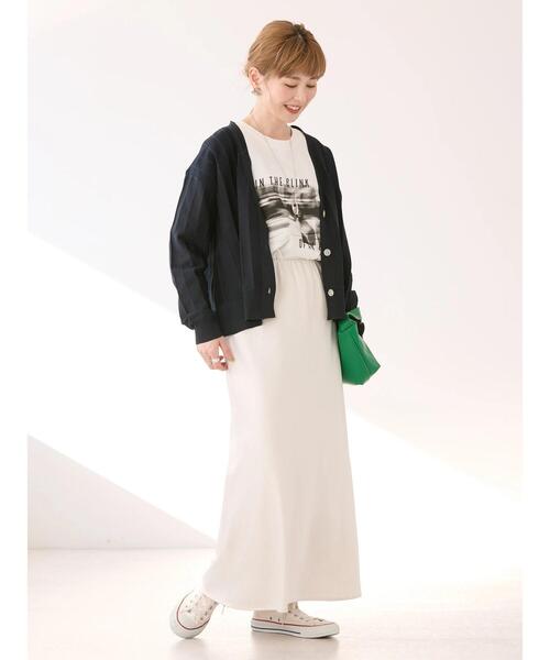 「AMERICAN HOLIC」 ニットカーディガン L グリーン レディース_画像6