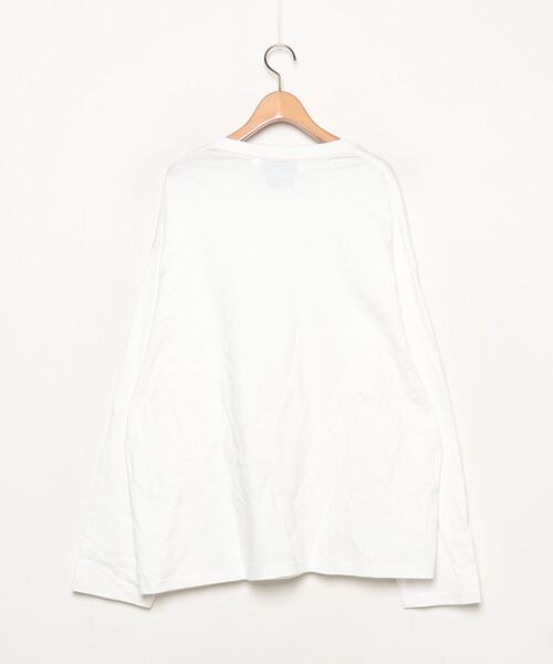 「B:MING by BEAMS」 長袖Tシャツ LARGE オフホワイト メンズ