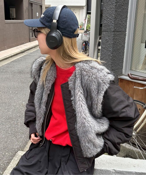 feepur（フェピュール） ma1 ma-1 ミックスファードッキングMA-1