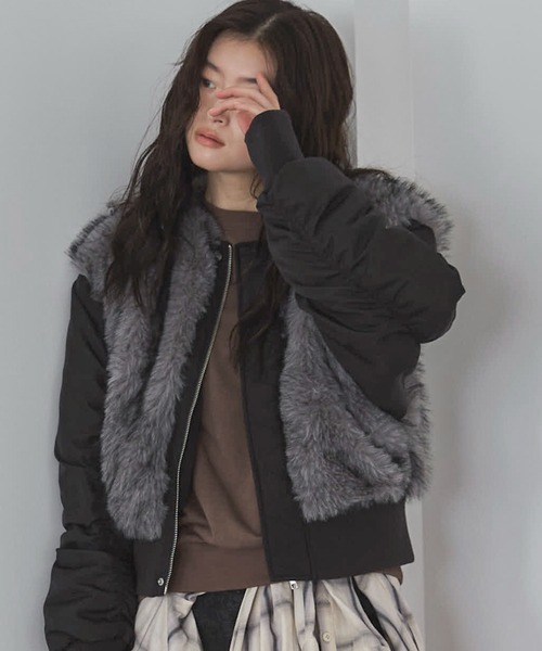 FURFUR 完売品MA1ミックスカラーコート ファーファー FURFUR MA-1