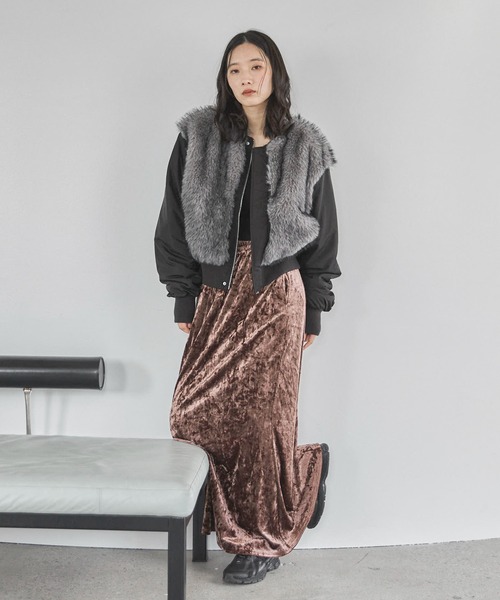 feepur（フェピュール） ma1 ma-1 ミックスファードッキングMA-1